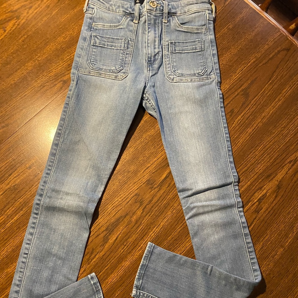 Hollister high rise jean leggings size 3